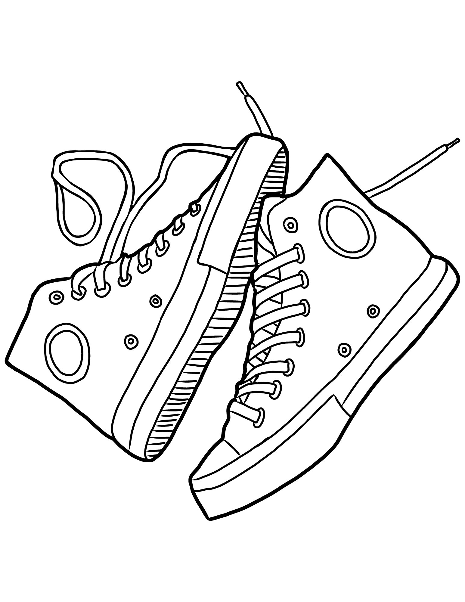 Sneaker Coloring Book, Sneaker Art Coloring for Adults, Sneaker Head