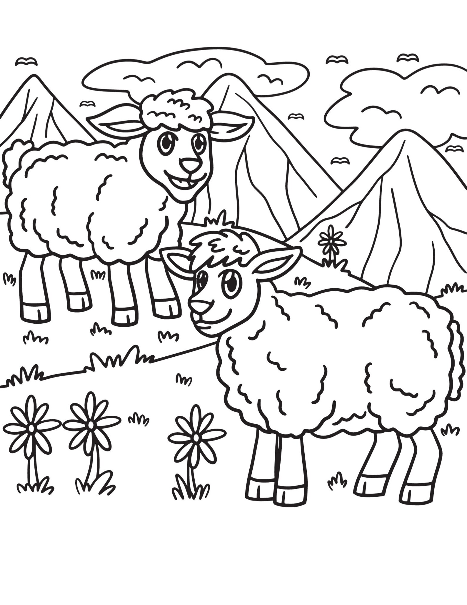 Animal Printable Coloring Sheets, Animal Coloring Pages, Printable