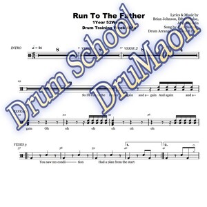 Lauf zum Vater-Cody Carnes | Trommelpartitur | Drum Chart