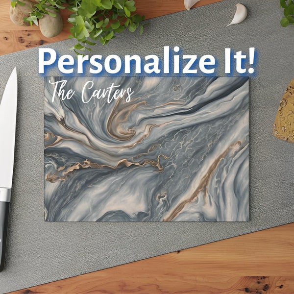 Decorative Glass Cutting Boards Etsy