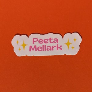 Peeta Mellark - Inspired Water Bottle, Laptop, or Other Accessory Glossy Sticker