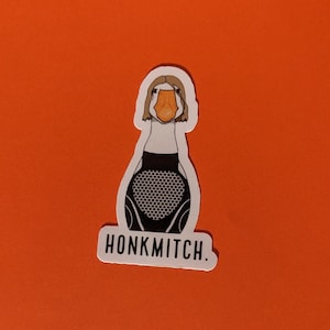 Honkmitch. - Inspired Water Bottle, Laptop, or Other Accessory Glossy Sticker