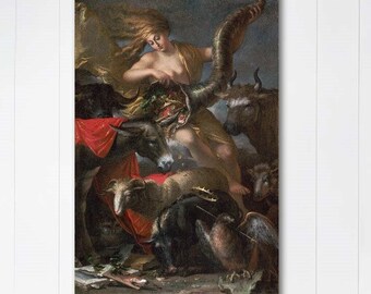 サルヴァトール ローザ - 人間の生命の弱さ (1656) 美術館品質の