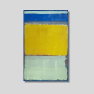 Mark Rothko Canvas Wall Art, Mark Rothko Poster, Mark Rothko Print, Rothko Abstract Art Print, Emotional artwork