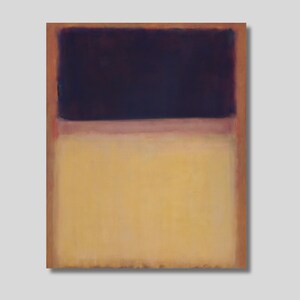 Mark Rothko Canvas Wall Art, Mark Rothko Poster, Mark Rothko Print, Rothko Abstract Art Print, Emotional artwork