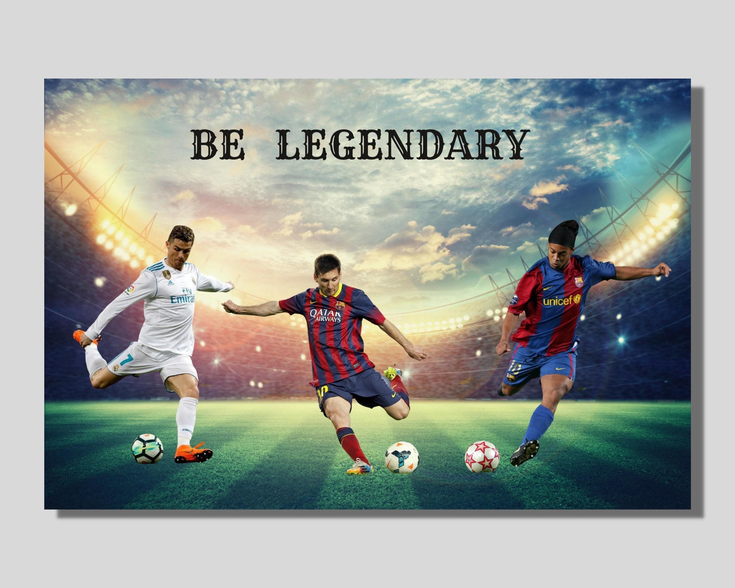 Nike ronaldinho - Etsy 日本 ロナウジーニョ ポスター