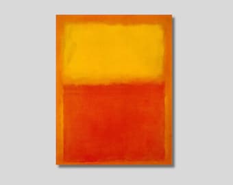 Mark Rothko Canvas Wall Art, Mark Rothko Poster, Mark Rothko Print, Rothko Abstract Art Print, Emotional artwork