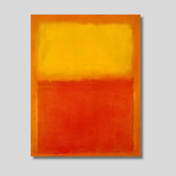 Mark Rothko Canvas Wall Art, Mark Rothko Poster, Mark Rothko Print, Rothko Abstract Art Print, Emotional artwork