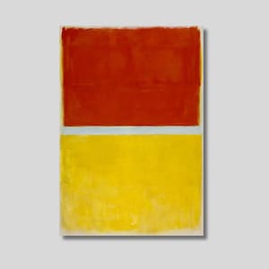 Mark Rothko Canvas Wall Art, Mark Rothko Poster, Mark Rothko Print, Rothko Abstract Art Print, Emotional artwork