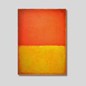 Mark Rothko Canvas Wall Art, Mark Rothko Poster, Mark Rothko Print, Rothko Abstract Art Print, Emotional artwork