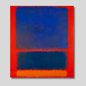 Mark Rothko Canvas Wall Art, Mark Rothko Poster, Mark Rothko Print, Rothko Abstract Art Print, Emotional artwork