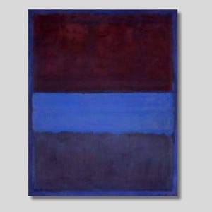 Mark Rothko Canvas Wall Art, Mark Rothko Poster, Mark Rothko Print, Rothko Abstract Art Print, Emotional artwork