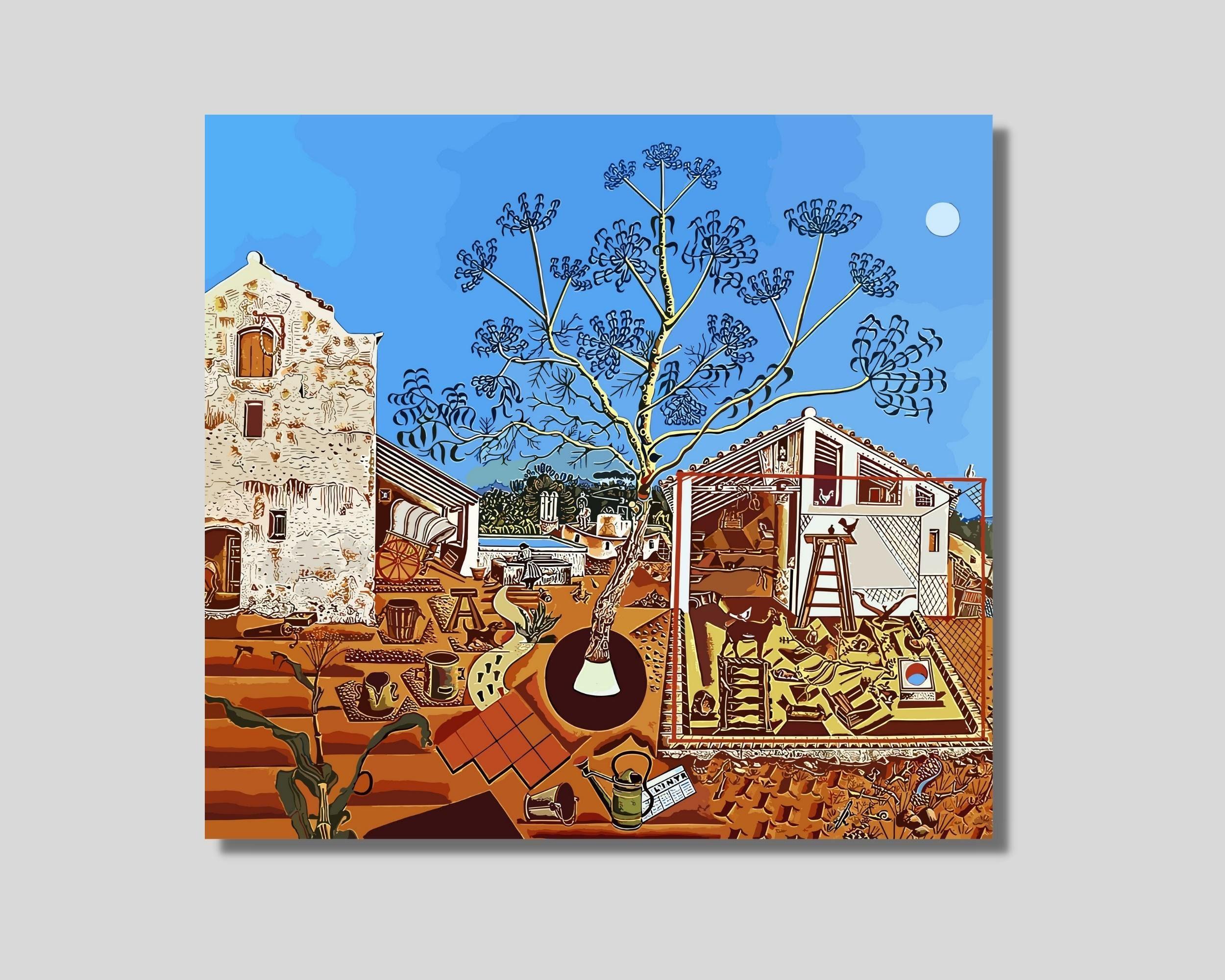 Joan Miro Canvas Wall Art, 