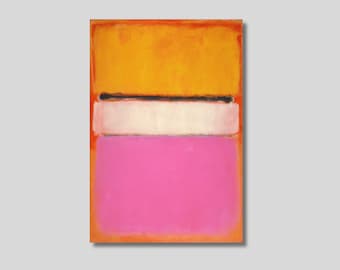 Mark Rothko Canvas Wall Art, Mark Rothko Poster, Mark Rothko Print, Rothko Abstract Art Print, Emotional artwork