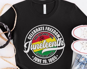Camiseta Juneteenth, Camiseta Juneteenth de 1865, História Negra, Camiseta Juneteenth Freeish, Camiseta Black Lives Matter
