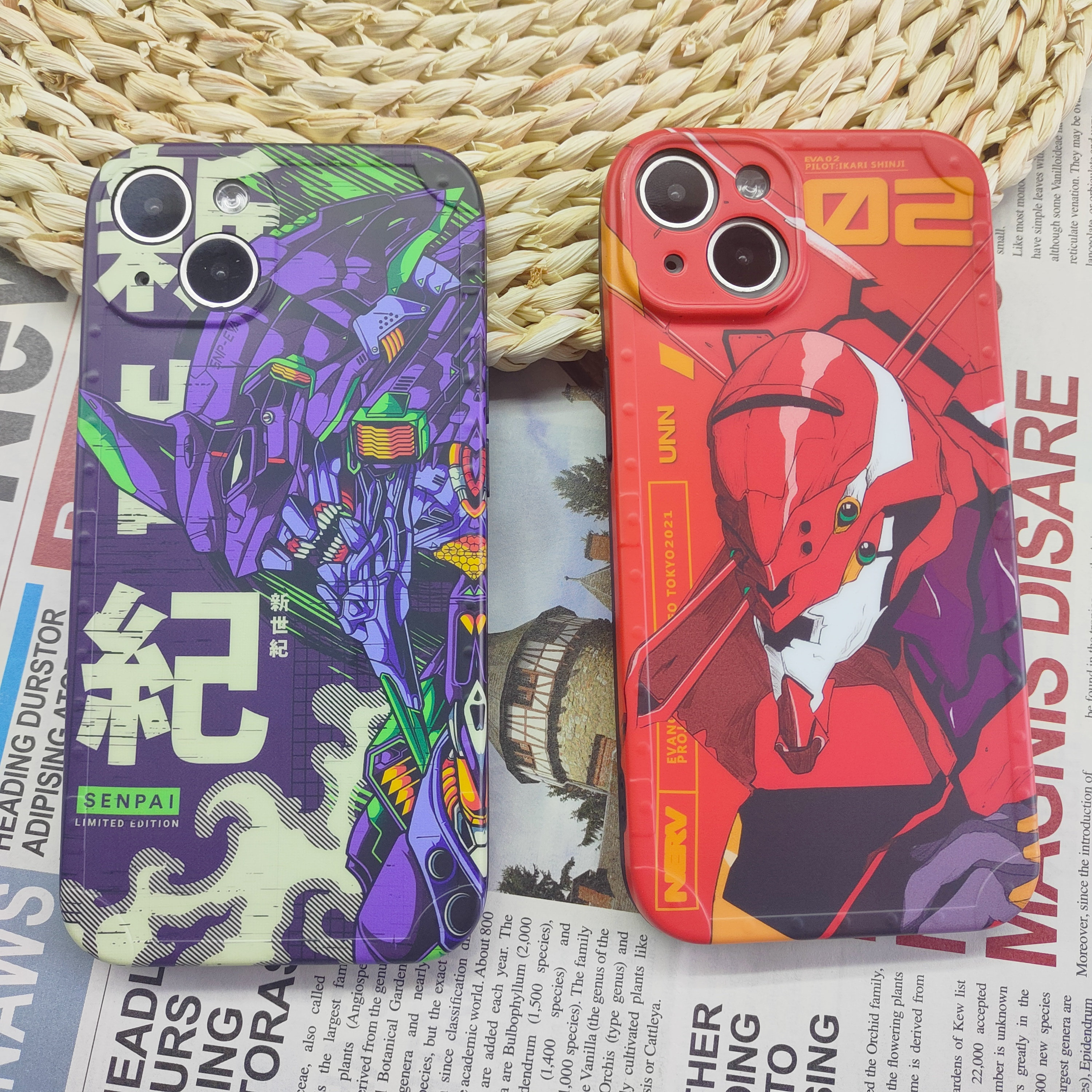 Cool Evangelion Anime Phone Case for iPhone 14 13 12 11 Mini Etsy New