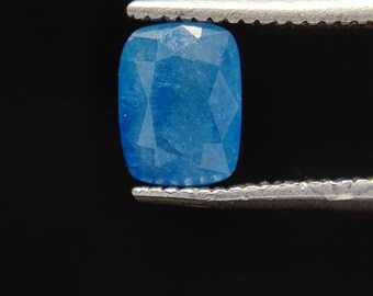 Rare Blue Afghanite Crystal , Polished Rare Mineral