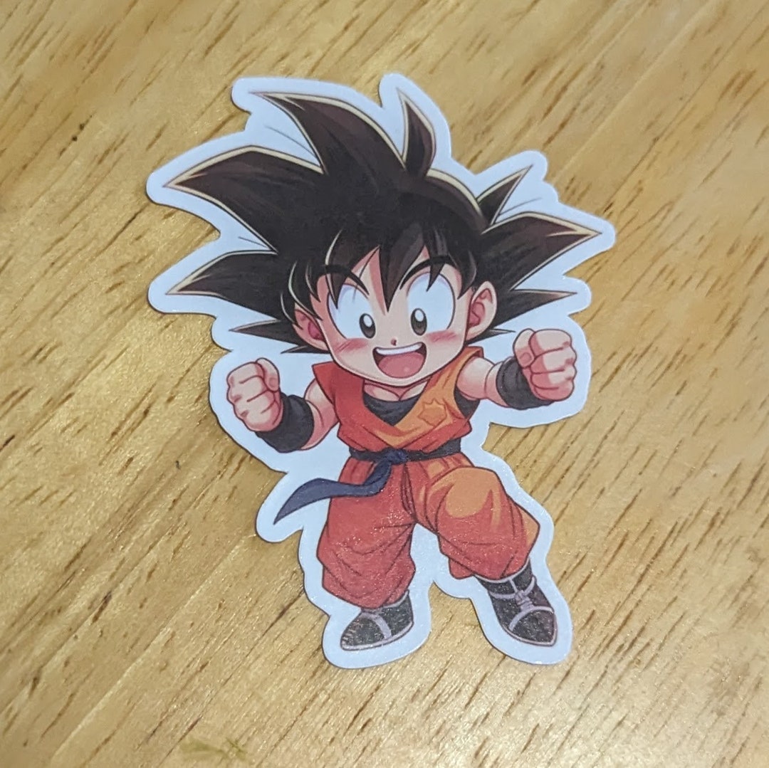 Kid Goku Sticker for Sale by sarakh95