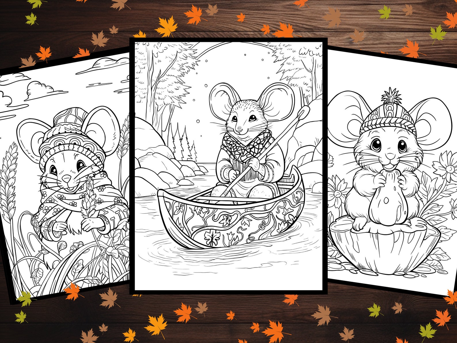 Autumn Garden: Colouring Book