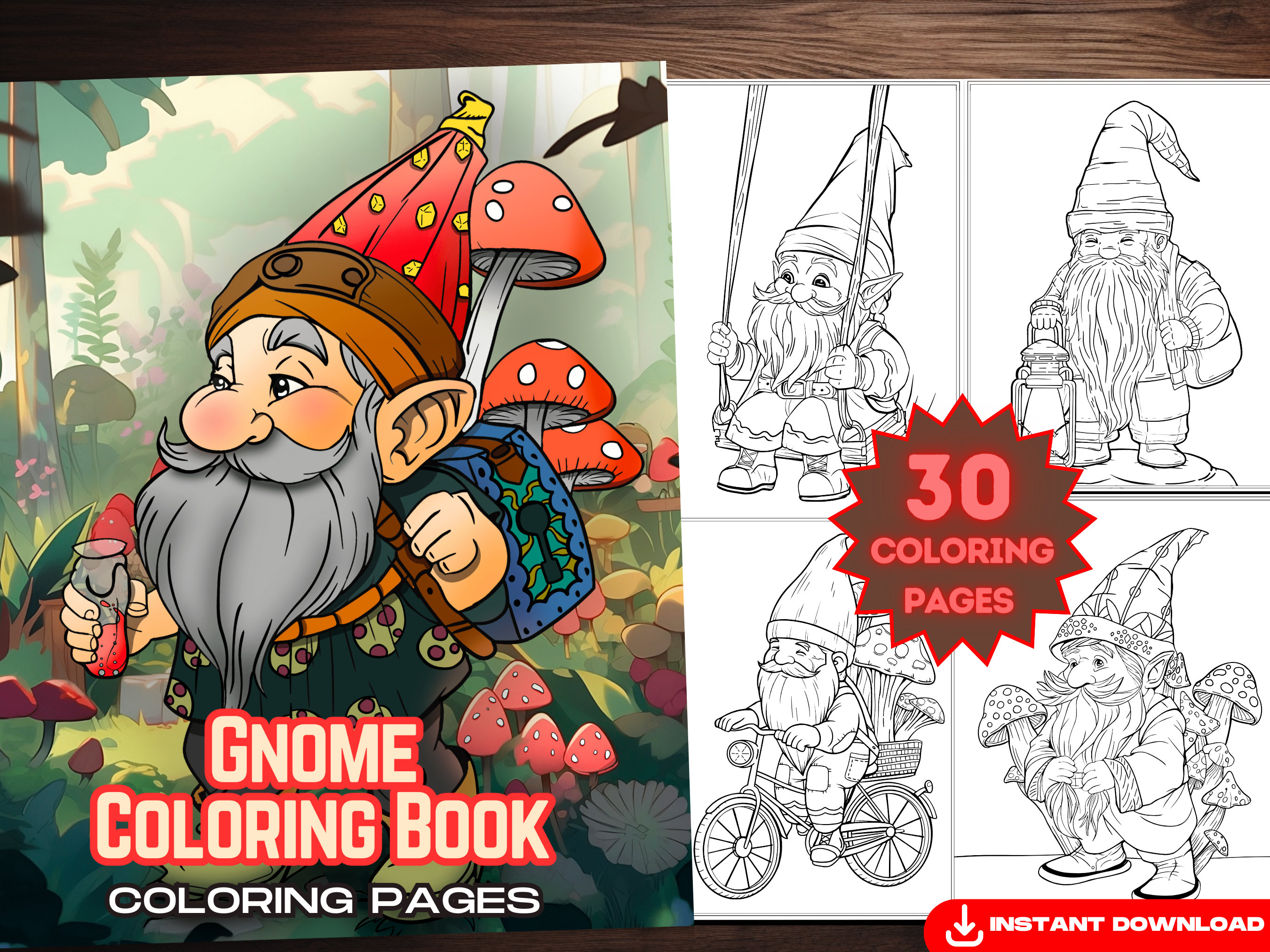 Gnome Coloring Pages Ultimate Edition Coloring Adventures / Printable