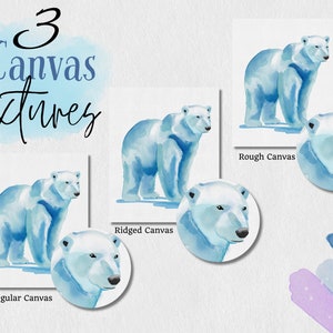 Watercolor Brush set for Procreate iPad | Procreate Brushes | Digital Brushes | Digital Textured Canvas | iPad Brushes | Painting Kit image 4
