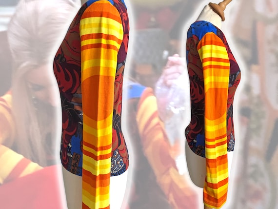 custo barcelona iconic phoebe buffay long sleeve … - image 5