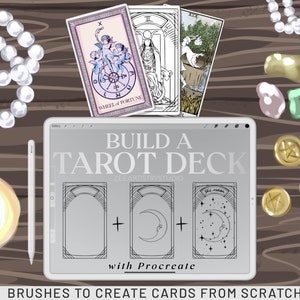 Pennelli Procreate per creare carte dei Tarocchi