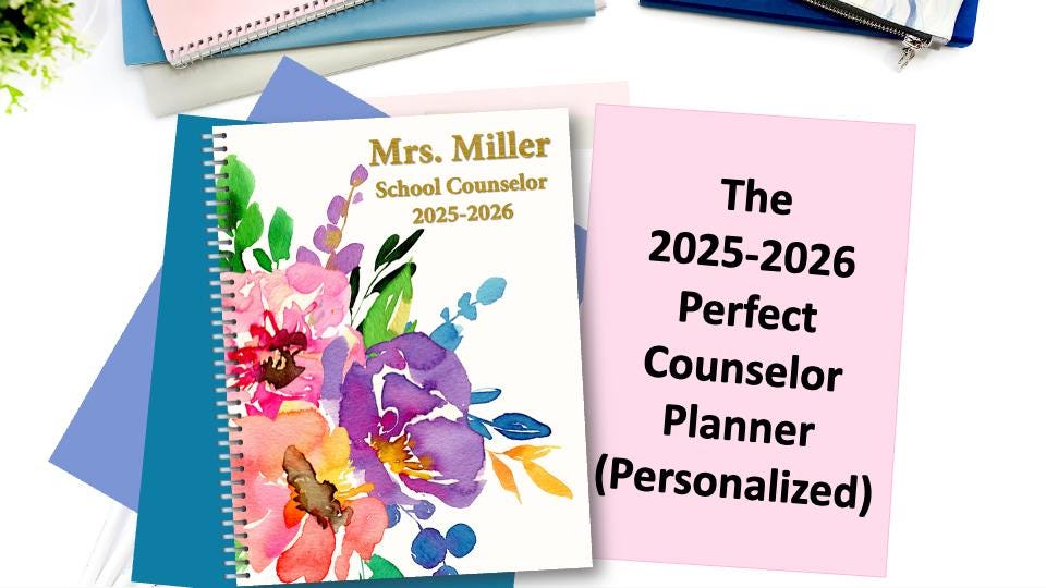 The Perfect Counseling Planner (Personalized) - USA Made