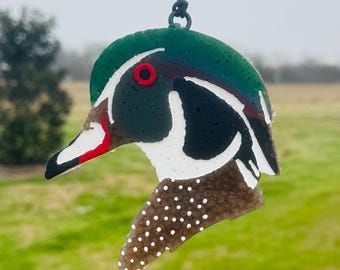 Wood Duck Car Freshie, Scented Hunting Gift