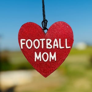 Football Mom Heart Car Freshie/Sports Freshie/Football Season/Car Freshie/Freshy/Mom Freshie/ Car Scent/Air Freshener/Freshy/ Car Scent