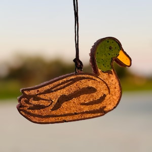 Mallard Duck Car Freshie: Custom Scented Air Freshener Car Scent