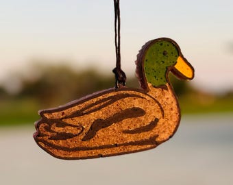 Mallard Duck Car Freshie: Custom Scented Air Freshener Car Scent