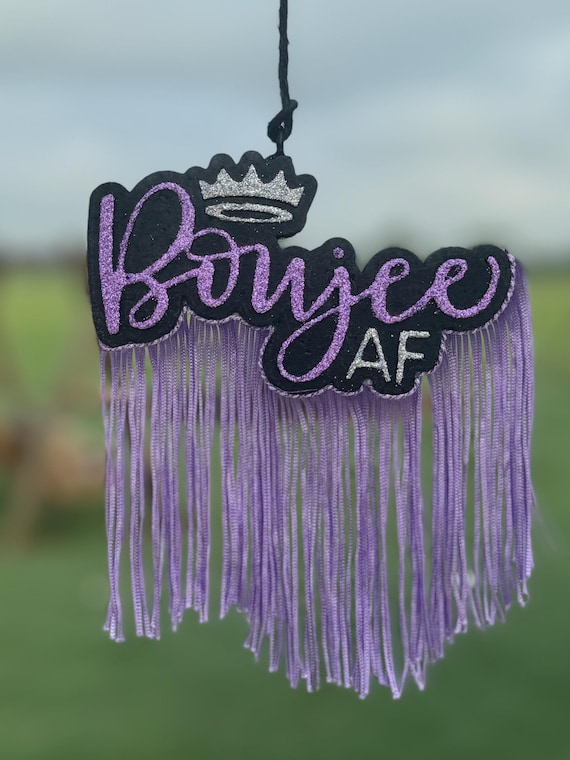 Boujee AF Car Freshie: Custom Scented Car Air Freshener