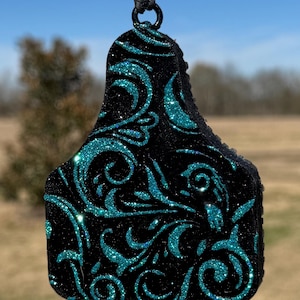 Tooled Ear Tag Custom Car Freshie/Tooled freshener/Western Freshie/Freshy/Car Scent/ Air Freshener/Car Decor/Car Accessory Car Scent