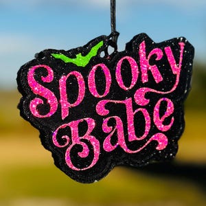 Spooky Babe Custom Car Freshie/Car Freshener/Freshy/Car Scent Car Scent