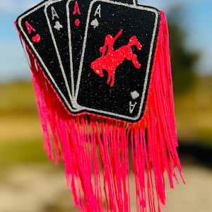 Bronc Riding Cards Car Freshie: Western Rodeo Air Freshener Car Scent