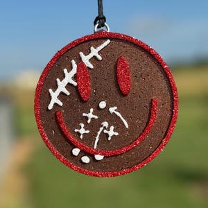 Smiling Face Football Play Car Freshie/Sports Freshie/Football Season/Car Freshie/Freshy/Mom Freshie/ Car Scent/Air Freshener/Freshy/