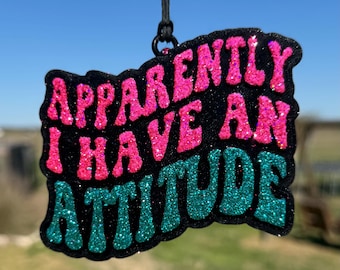 Attitude Car Freshie: Custom Scented Car Air Freshener