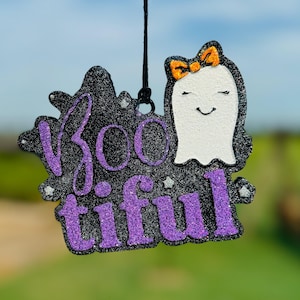 BOO-tiful Car Freshie/Ghost Freshie/ Halloween Freshie/Car Scent/Car Freshie/Car Freshener/Car Freshy/Western Freshie/Western Halloween/Fall