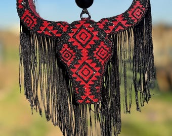 Aztec Bull Car Freshie: Western Car Scent Decor