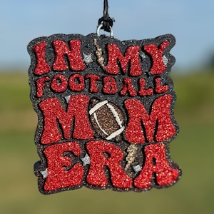 Football Mom Car Freshie: Handmade Car Scent Air Freshener