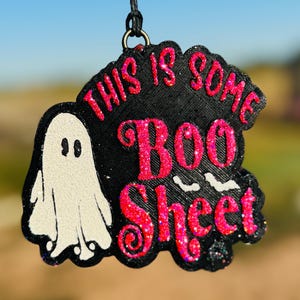 This is some BOO SHEET/Car Scent/Halloween Freshie/Fall Freshie/Air freshener/Spooky Freshie/Custom Car Freshie/Car Freshener/Car Freshy