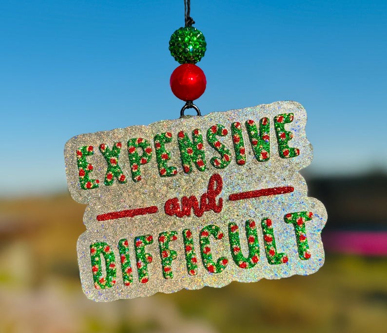 Christmas theme expensive and difficult freshie.