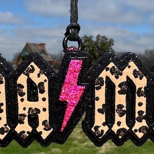 Mama Leopard Lightning Car Freshie: Custom Scented Car Freshener Car Scent