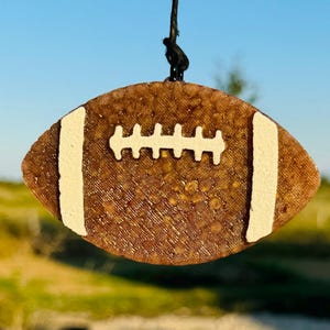 Football Car Freshie: Handmade Sports Aroma Bead Air Freshener