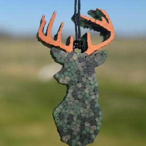 Deer Car Freshie: Camo Hunting Scented Air Freshener Car Scent