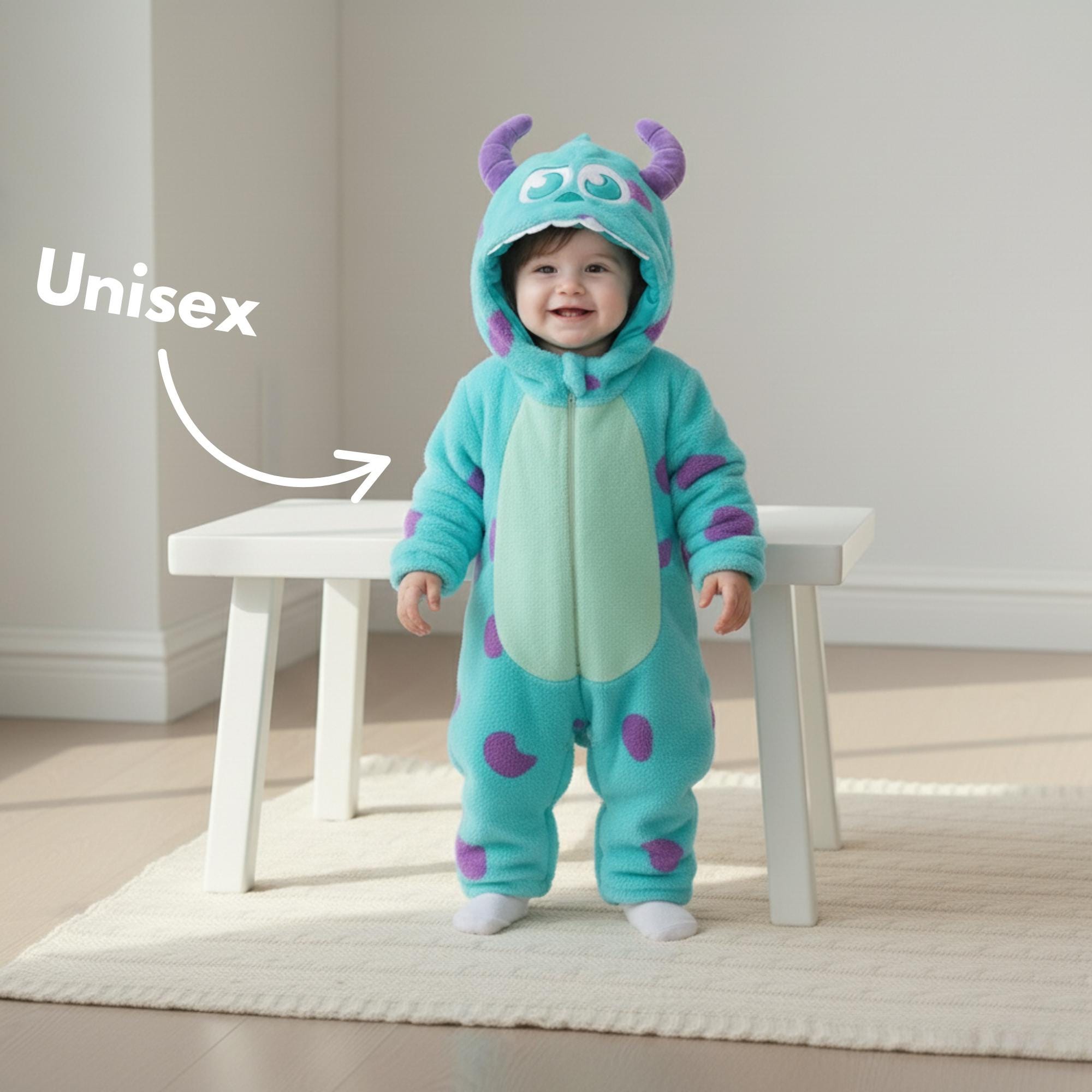 Onesie Pajamas Monsters Inc Pj Disney, Adult Mens, Monsters Inc Sulley  Pajamas Union Suit, Sizes