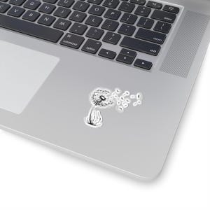 Dandelion Seeds Kiss-Cut Sticker: Boho Wildflower Decal image 9