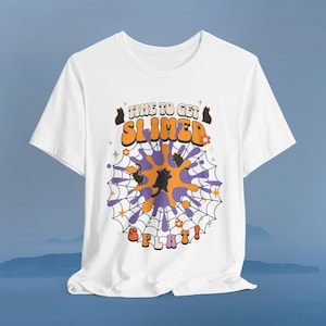 Time To Get Slimed Halloween Cat Shirt