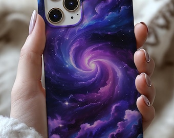 Capa para celular Galaxy Nebula: Design espacial celestial brilhante